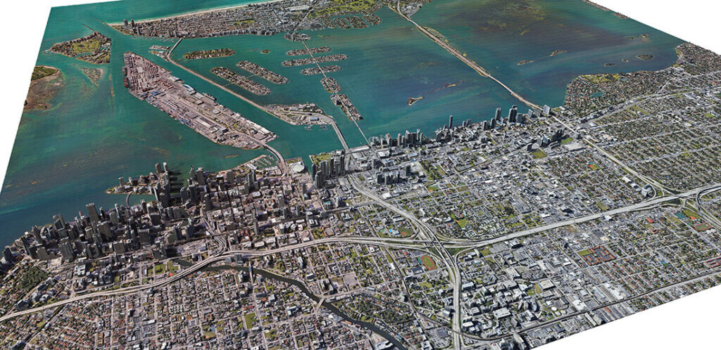 Miami 10x10 sq milles low resolution